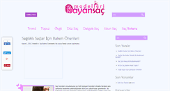 Desktop Screenshot of bayan-sac-modelleri.com