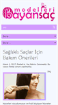 Mobile Screenshot of bayan-sac-modelleri.com