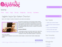 Tablet Screenshot of bayan-sac-modelleri.com